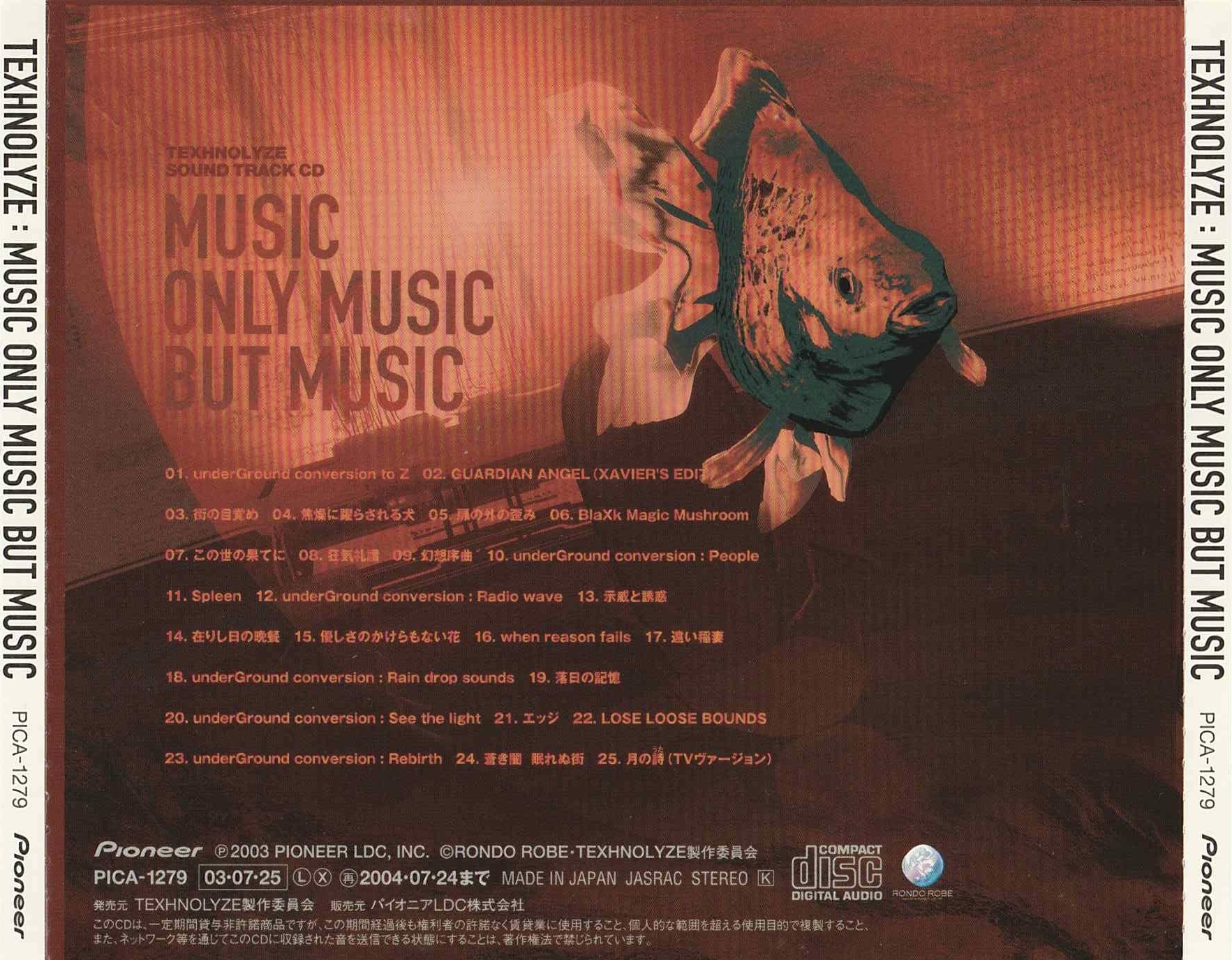 TEXHNOLYZE: MUSIC ONLY MUSIC BUT MUSIC (2003) MP3 - Download
